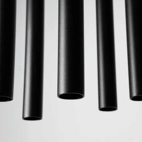 Lámpara colgante PASTELO 5P negro