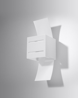 Aplique LORETO blanco + 1x bombilla LED G9 3000K Cálida 4,5W 510lm