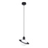 Lámpara colgante HYPERION 1 negro + 1x bombilla LED G9 3000K Cálida 4,5W 450lm