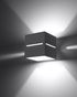 Aplique LOBO gris + 1x bombilla LED G9 3000K Warm 4.5W 510lm