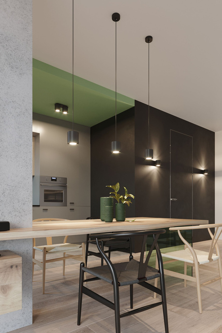 Aplique ORBIS negro + 1x bombilla LED G9 3000K Warm 4.5W 510lm