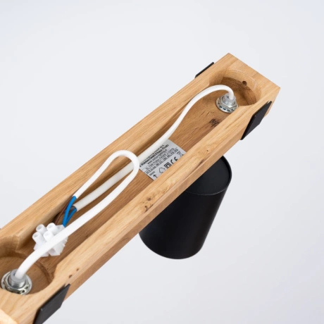 Lámpara de techo FAGER 2 negra