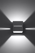 Aplique LOBO gris + 1x bombilla LED G9 3000K Warm 4.5W 510lm