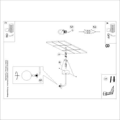 Aplique ASTRAL 1 negro
