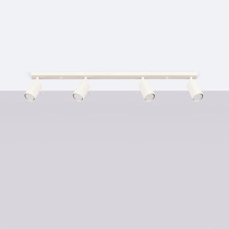 Lámpara de techo RING 4L beige