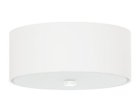 Plafond SKALA 30 blanco + 3x Bombilla LED E27 4000K Fría 7,5W 650lm