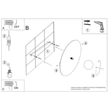 Lámpara de pared AKE 50 taupe