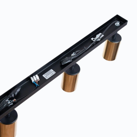 Lámpara de techo WINX 4L negro/oro