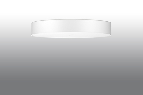 Plafond SKALA 90 blanco + 6x Bombilla LED E27 4000K Fría 7,5W 650lm