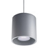 Lámpara colgante ORBIS 1 gris +1x bombilla LED GU-10 3000K Cálida 7W 620lm