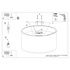 TELESTO Plafón blanco/marrón claro + 1x bombilla LED E27 3000K Cálido 7,5W 620lm