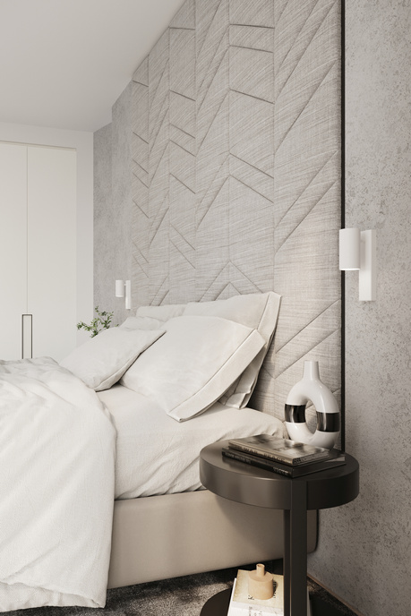 Aplique UTTI blanco + 1x bombilla LED GU-10 3000K Cálida 7W 620lm