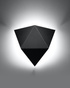 Aplique SOLIDO negro + 1x bombilla LED G9 3000K Warm 4.5W 510lm