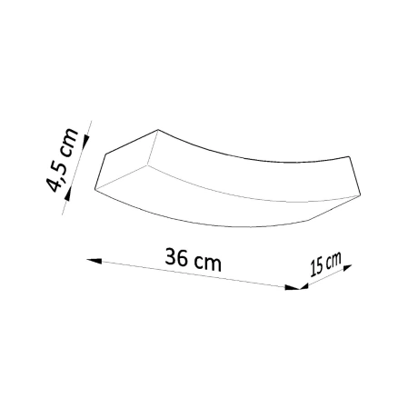 Aplique de cerámica HATTOR