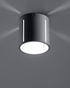 Plafond INEZ gris + 1x bombilla LED G9 4000K Fría 4,5W 530lm