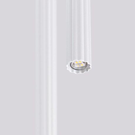 Lámpara colgante ARCHE 2P blanca