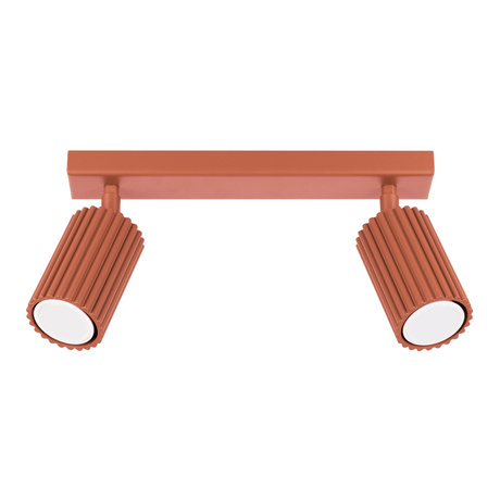 Lámpara de techo KARBON 2 rojo ocre