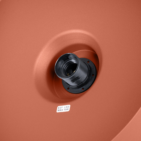 Lámpara colgante BILO rojo ocre