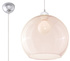 Lámpara colgante BALL champán + 1x bombilla LED E27 4000K Fría 7,5W 650lm