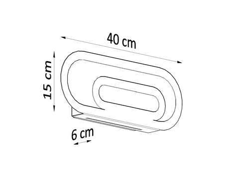 Aplique SACCON blanco + 2x bombilla LED G9 4000K Fría 4,5W 530lm