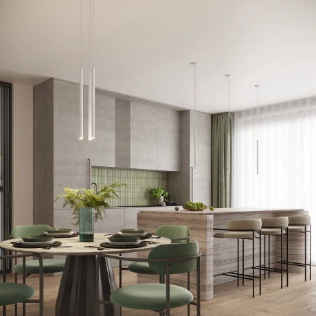 Lámpara colgante ARCHE 3P blanca