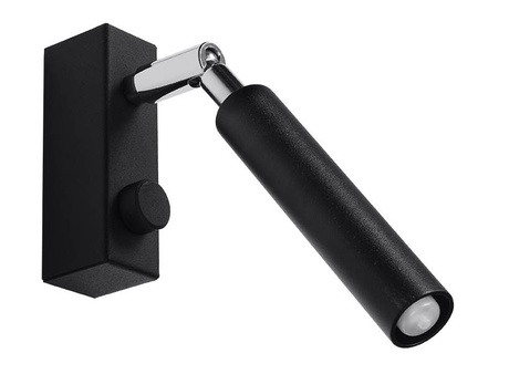 Aplique de pared EYETECH 1 negro + 1x bombilla LED G9 3000K Warm 4.5W 510lm