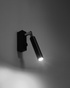 Aplique de pared EYETECH 1 negro + 1x bombilla LED G9 3000K Warm 4.5W 510lm