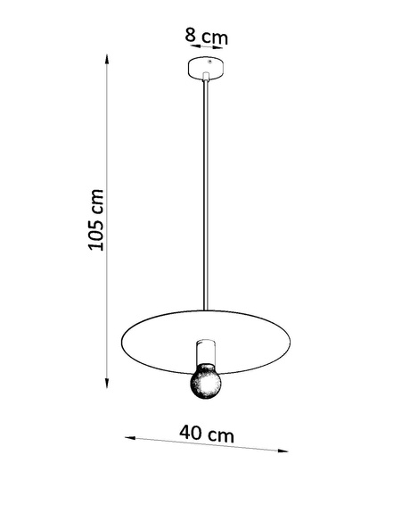 FLAVIO lámpara colgante blanco + 1x bombilla LED E27 4000K Fría 7,5W 650lm