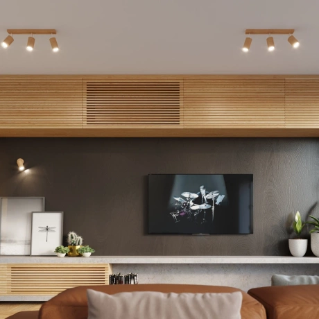 Aplique BERG madera natural