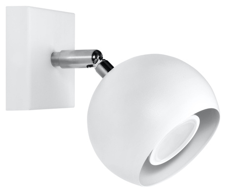 Aplique OCULARE 1 blanco + 1x bombilla LED GU-10 3000K Cálido 7W 620lm