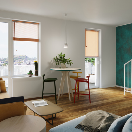 DIEGO 5 lámpara colgante blanco + 5x bombilla LED E27 3000K Cálido 7,5W 620lm