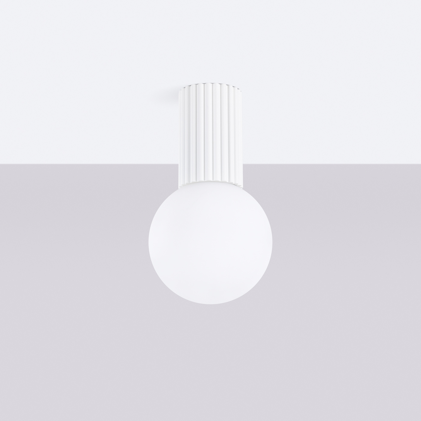 Lámpara de techo HALO blanco IP44