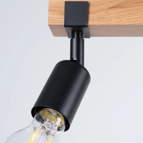 Lámpara de techo ZUCA 3 negra