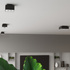 Plafond MONO 3 negro + 3x Bombilla LED GU-10 4000K Fría 7W 630lm