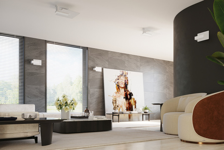 Plafond LAPPO blanco + 2x bombilla LED E27 4000K Fría 7,5W 650lm