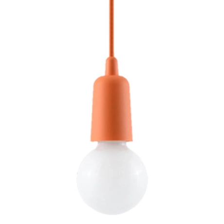 Lámpara colgante DIEGO 1 naranja