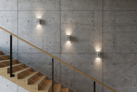 Aplique BLOCCO gris + 1x bombilla LED G9 4000K Fría 4,5W 530lm