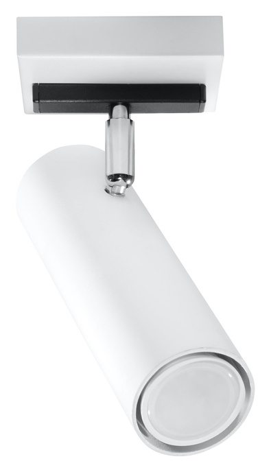 Plafond DIREZIONE 1 blanco + 1x bombilla LED GU-10 3000K Cálido 7W 620lm