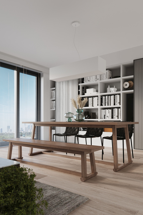 Araña SANTA 120 blanca + 5x bombilla LED E27 3000K Cálida 7.5W 620lm