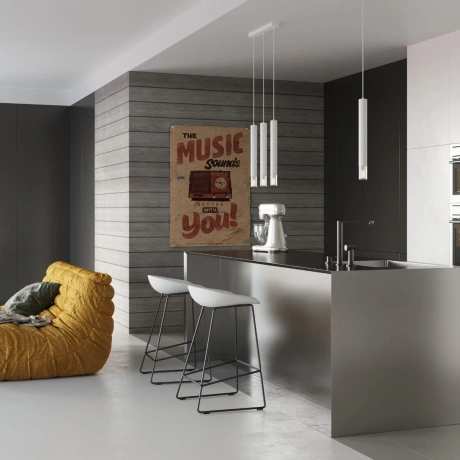 Lámpara colgante WEZYR 2 blanca