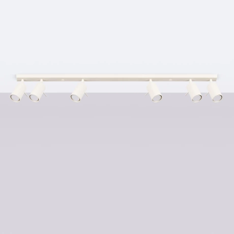 Lámpara de techo RING 6L beige