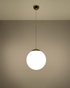 UGO 30 Gold lámpara colgante + 1x bombilla LED E27 4000K Fría 7,5W 650lm