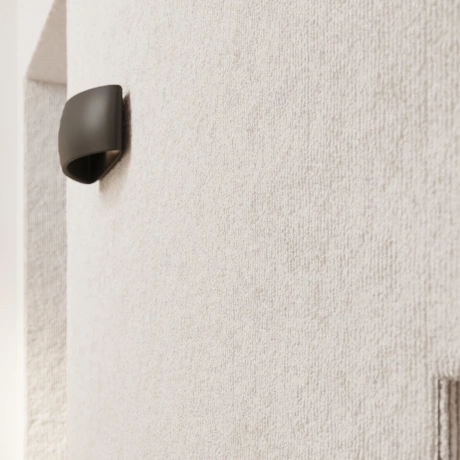 Aplique de cerámica PONTIUS negro