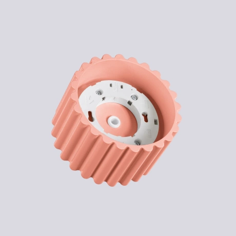 Lámpara de techo AURA 1 melocotón Gx53