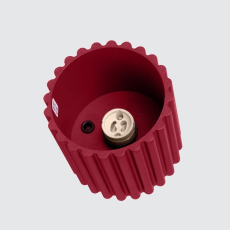 Lámpara de techo AURA 1 burdeos GU10