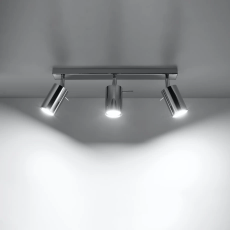 Lámpara de techo RING 3 cromo