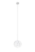 TULOS 1 lámpara colgante blanca + 1x bombilla LED E27 3000K Cálida 7.5W 620lm