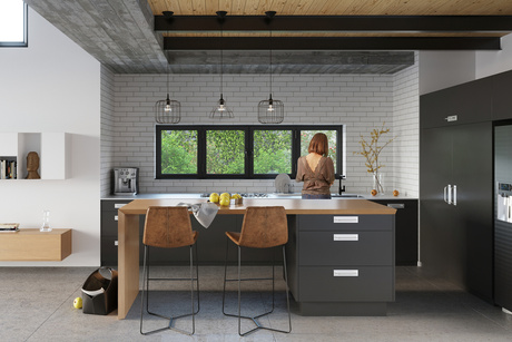 ANATA lámpara colgante negro + 1x bombilla LED E27 3000K Warm 7,5W 620lm