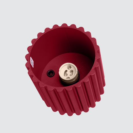 Lámpara de techo AURA 1 burdeos GU10