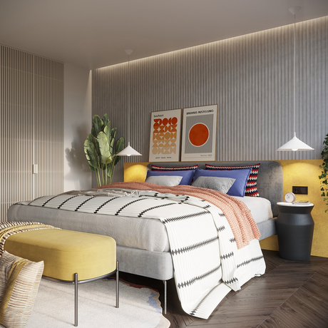 Lámpara colgante ZUMA blanca + 1x bombilla LED E27 4000K Frío 7,5W 690lm